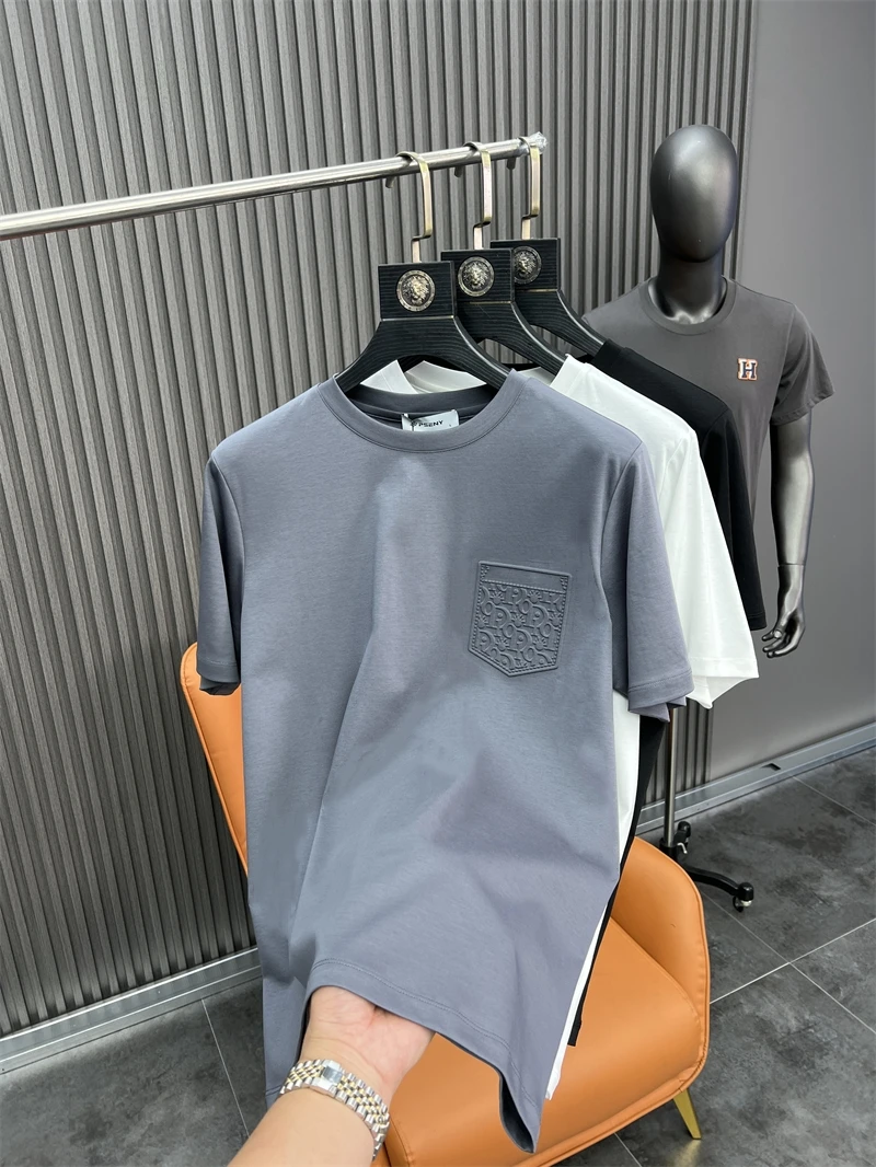SvipD Luxury Silk Cotton ort Sve T-irt for Men Comfortable 4200 ade Summer High End Faion Casual round Ne Print
SvipD Luxury Silk Cotton ort Sve T-irt for Men Comfortable 4200 ade Summer High End Faion Casual round Ne Print