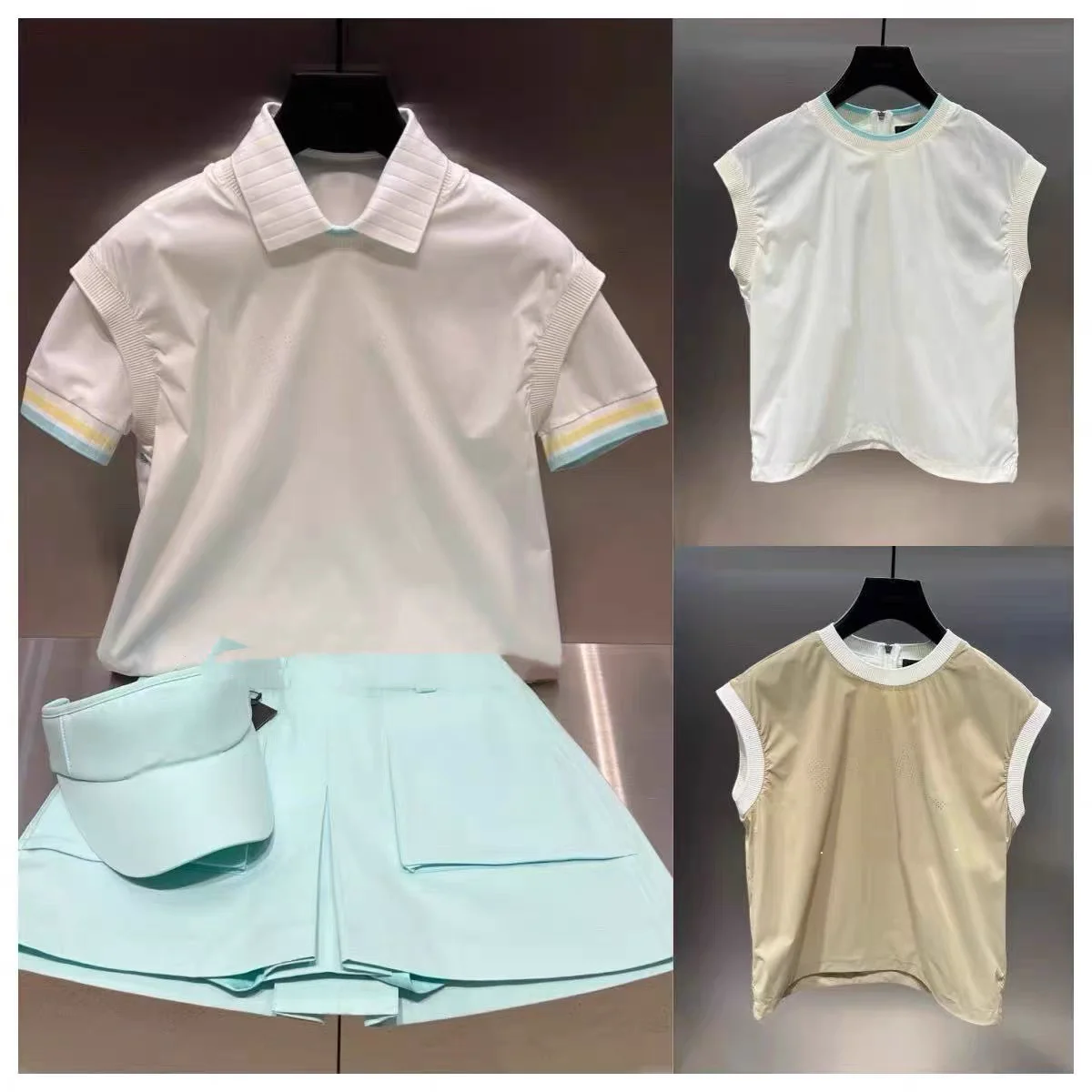 2026 Trending Women's Golf Sleeveless Vest Crew Neck Baseball Style Top Slim Fit White Casual Sports Shirt for Outdoor Golf
2026 Trending Women's Golf Sleeveless Vest Crew Neck Baseball Style Top Slim Fit White Casual Sports Shirt for Outdoor Golf