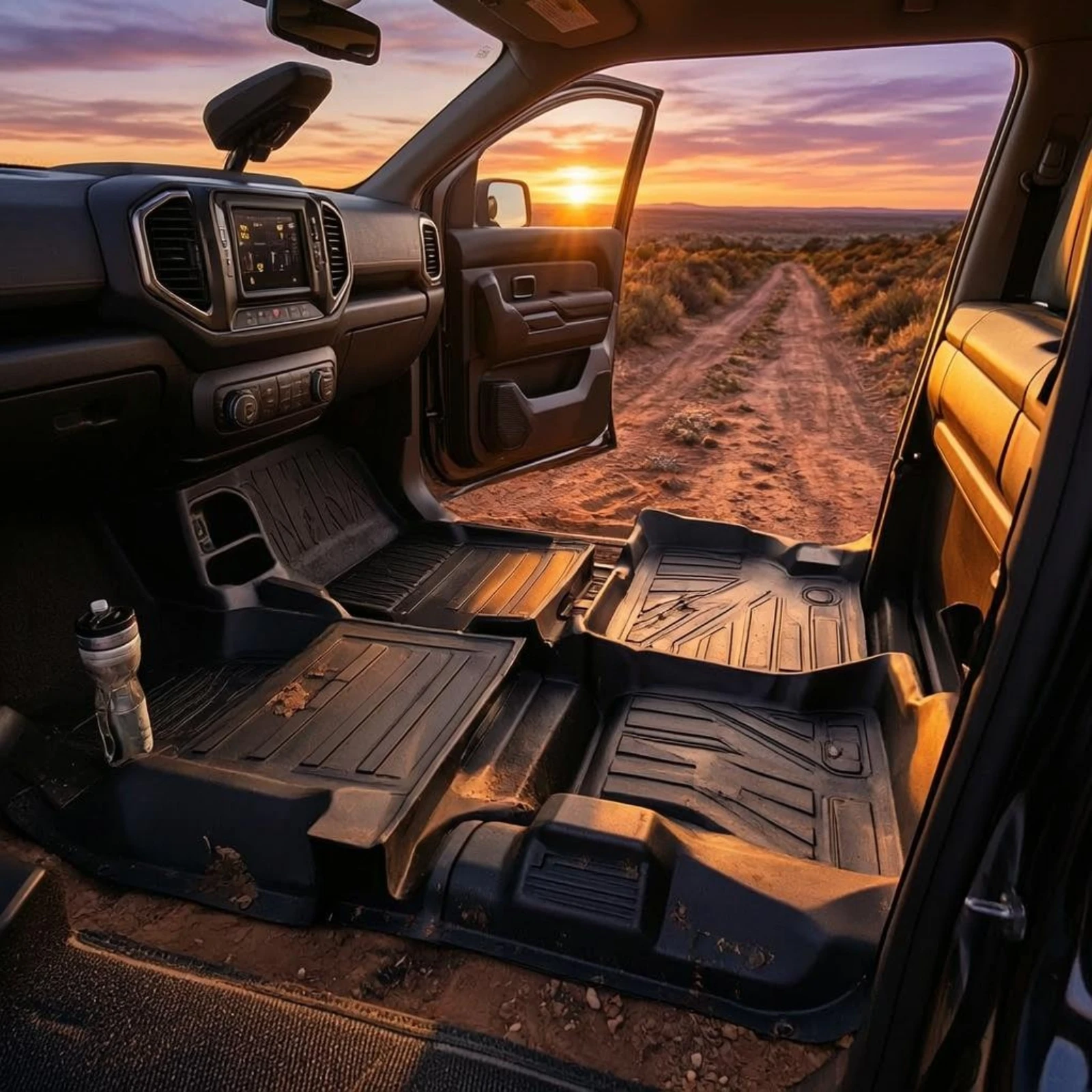 4 Pieces Automotive Truck Floor Mats Molded TPE Floor Mat Set Car Accessory Deep Channel Vehicle Interior Waterproof
4 Pieces Automotive Truck Floor Mats Molded TPE Floor Mat Set Car Accessory Deep Channel Vehicle Interior Waterproof