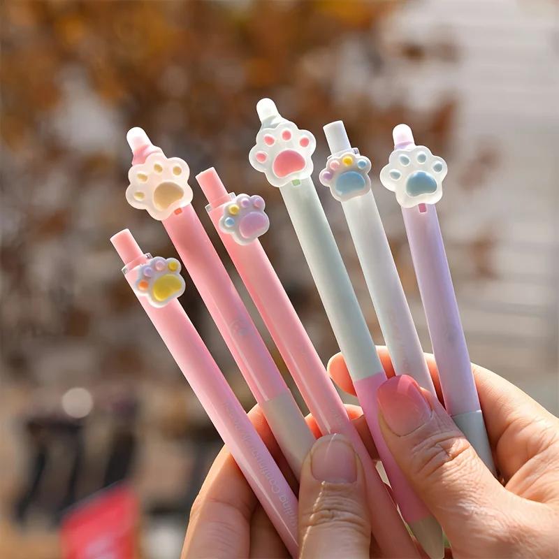 Набор из 2 ручек в форме кошачьей лапки (1 стираемая ручка + 1 вечный карандаш), набор стираемых гелевых ручек, гелевая ручка с круглым наконечником, карандаш, не требующий заточки, синие чернила, школьные принадлежности, подарок на день рождения
Набор из 2 ручек в форме кошачьей лапки (1 стираемая ручка + 1 вечный карандаш), набор стираемых гелевых ручек, гелевая ручка с круглым наконечником, карандаш, не требующий заточки, синие чернила, школьные принадлежности, подарок на день рождения