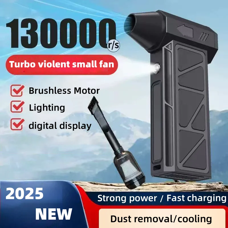Воздуходувка 130000 об/мин Турбоструйный вентилятор Пылесос Тип-c Зарядка 52 м/с Высокоскоростной 4-скоростной вентилятор Скорость ветра Турбо-сильный вентилятор
Воздуходувка 130000 об/мин Турбоструйный вентилятор Пылесос Тип-c Зарядка 52 м/с Высокоскоростной 4-скоростной вентилятор Скорость ветра Турбо-сильный вентилятор