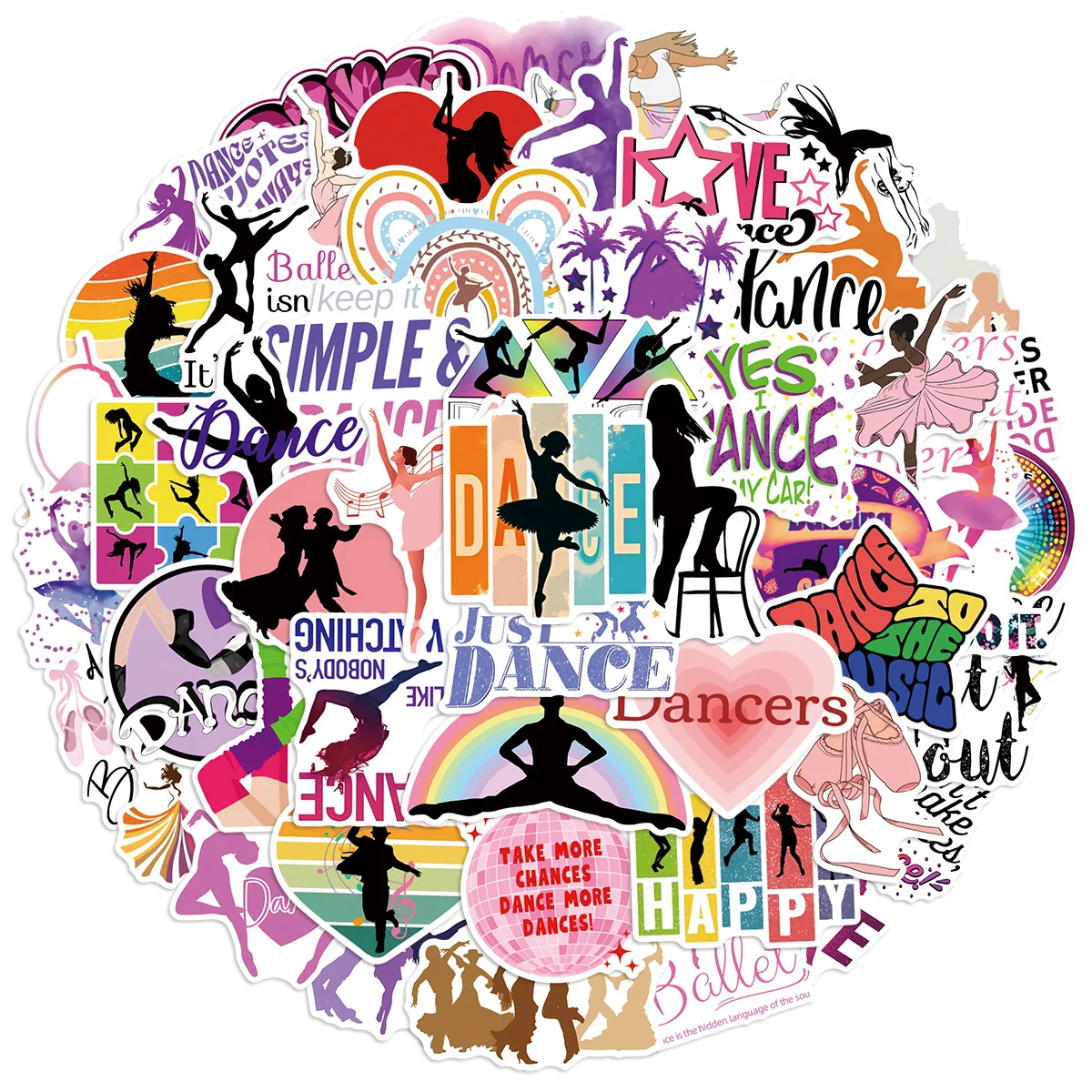 50PCS Dance Stickers Ballet & Dancer Ballet Dance Cartoon Style DIY Decorative Laptop Phone Case Waterproof Stickers Kids Toy
50PCS Dance Stickers Ballet & Dancer Ballet Dance Cartoon Style DIY Decorative Laptop Phone Case Waterproof Stickers Kids Toy