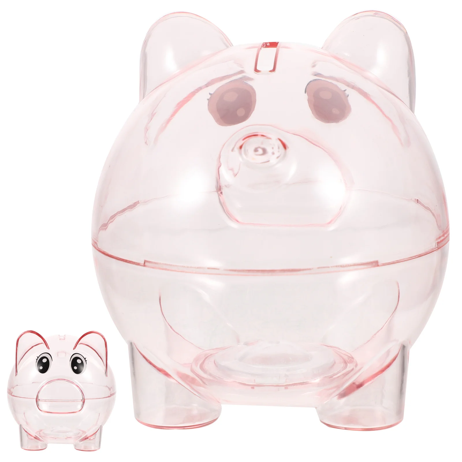 2pcs Transparent Piggy Bank Clear Acrylic Money Jar For Kids Coin Storage Cylinder Design Practical Savings Gift For Children
2pcs Transparent Piggy Bank Clear Acrylic Money Jar For Kids Coin Storage Cylinder Design Practical Savings Gift For Children