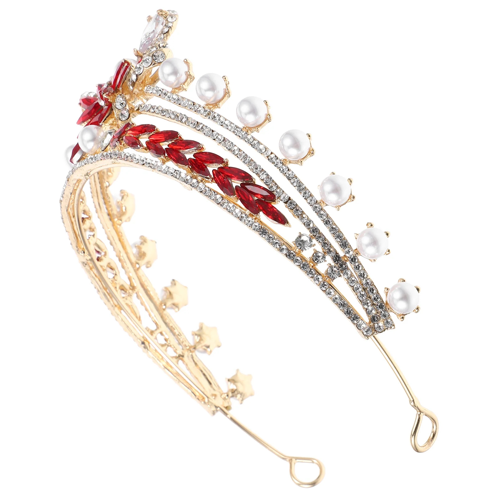 Elegant Imitation Pearl Crown with Rhinestones Bridal Tiara for Women Wedding Day Princess Crown Accessory Gift for Her
Elegant Imitation Pearl Crown with Rhinestones Bridal Tiara for Women Wedding Day Princess Crown Accessory Gift for Her