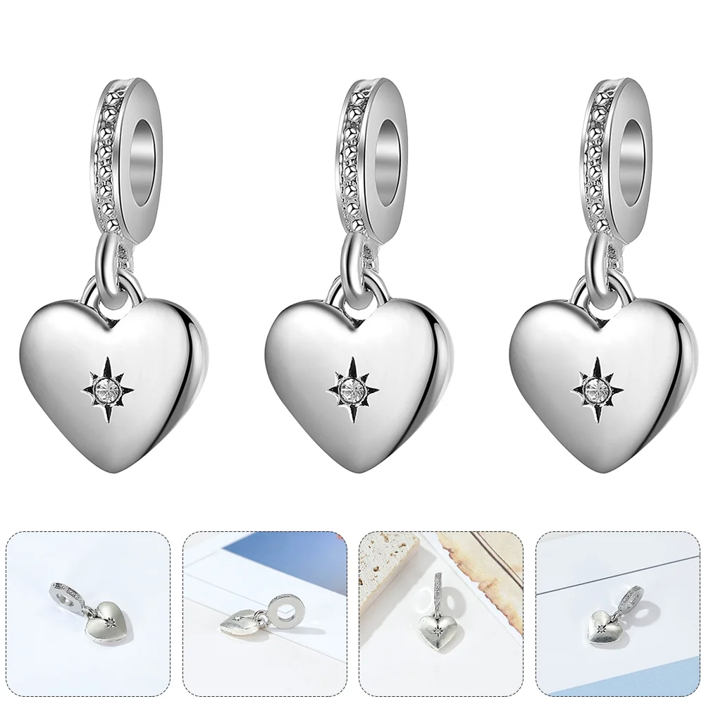 5 Pcs Heart Pendant Earrings for Bangle Alloy Bracelet Charm Heart-shaped Jewelry
5 Pcs Heart Pendant Earrings for Bangle Alloy Bracelet Charm Heart-shaped Jewelry
