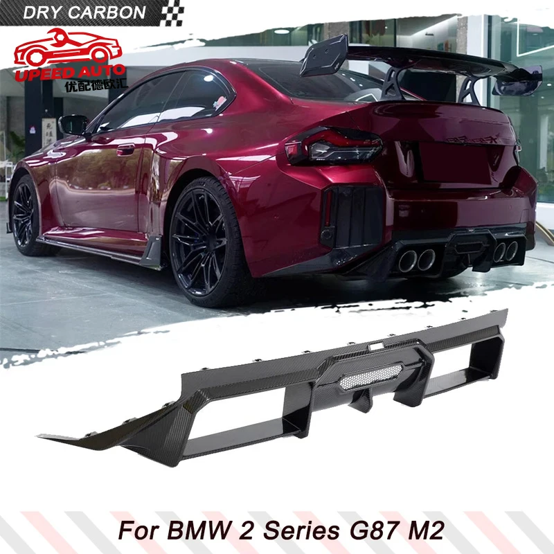 Suitable for Prepreg Dry Carbon Racing Body Kits BMW 2 Series G87 M2 2022-2024 Car Rear Bumper Diffuser Lip Spoiler
Suitable for Prepreg Dry Carbon Racing Body Kits BMW 2 Series G87 M2 2022-2024 Car Rear Bumper Diffuser Lip Spoiler