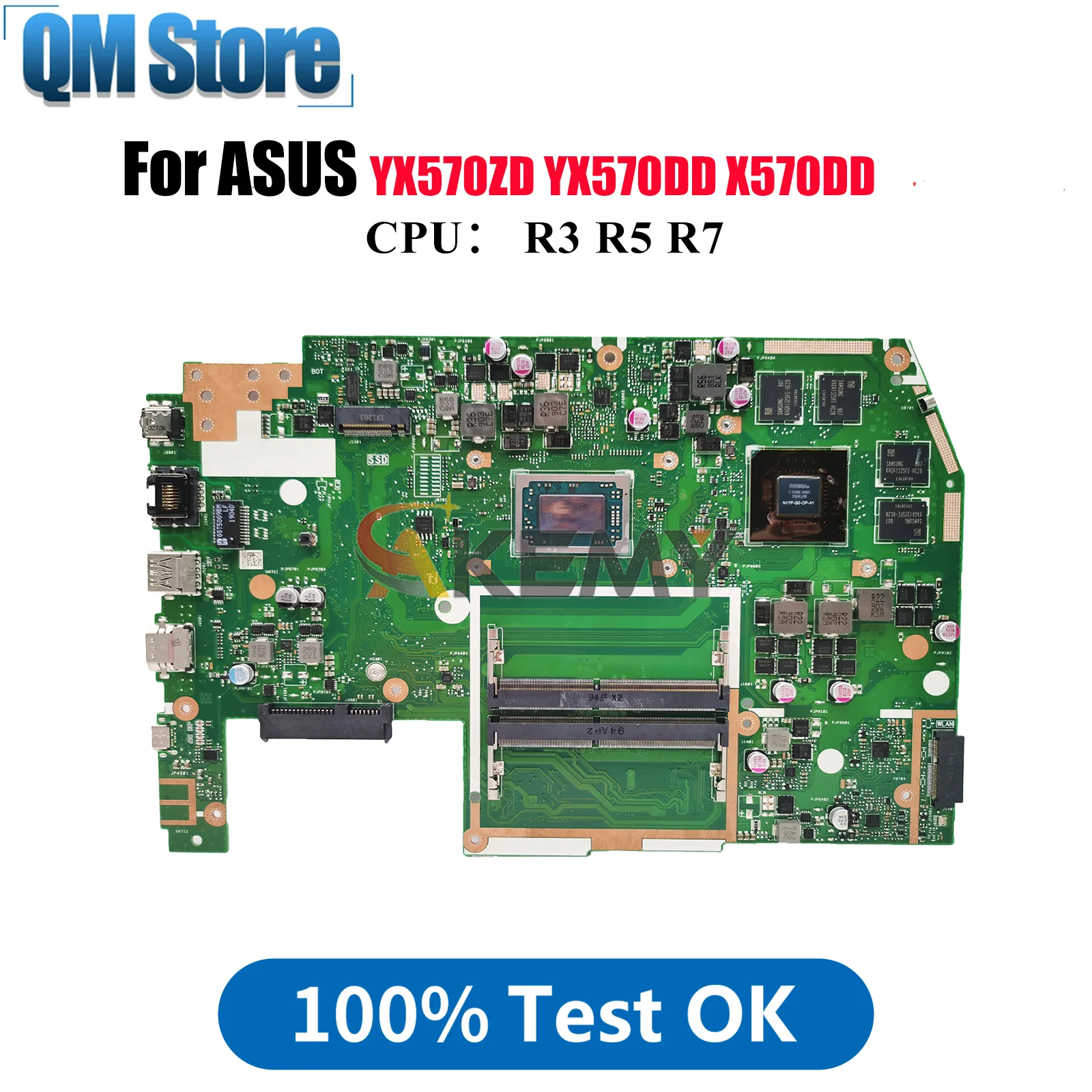 X570DD Материнская плата для ноутбука ASUS VivoBook YX570DD YX570ZD X570D X570DD Материнская плата для ноутбука с процессором R3 R5 R7 100% tests OK stk
X570DD Материнская плата для ноутбука ASUS VivoBook YX570DD YX570ZD X570D X570DD Материнская плата для ноутбука с процессором R3 R5 R7 100% tests OK stk