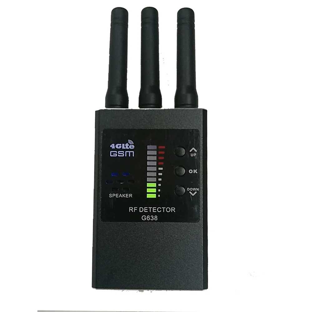 G638 антишпион беспроводной детектор радиочастотных сигналов ошибка GSM GPS трекер скрытые камеры подслушивающие устройства военная профессиональная версия
G638 антишпион беспроводной детектор радиочастотных сигналов ошибка GSM GPS трекер скрытые камеры подслушивающие устройства военная профессиональная версия