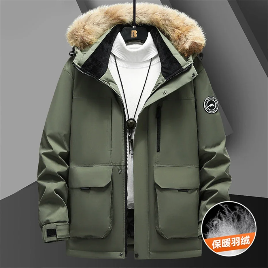 DIANRUO Winter Down Jacket Winter Puffer Jackets Plus Size 7XL Down Coat Male Fashion Casual Cargo Down Jackets пальто мужское
DIANRUO Winter Down Jacket Winter Puffer Jackets Plus Size 7XL Down Coat Male Fashion Casual Cargo Down Jackets пальто мужское