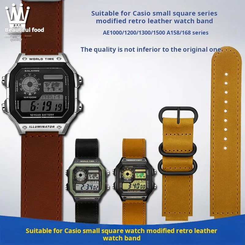 Ремешок для часов Casio AE1200/1000/1300/1500 Женский, винтажный мягкий кожаный браслет из воловьей кожи Crazy Horse, коричневый браслет для наручных часов
Ремешок для часов Casio AE1200/1000/1300/1500 Женский, винтажный мягкий кожаный браслет из воловьей кожи Crazy Horse, коричневый браслет для наручных часов
