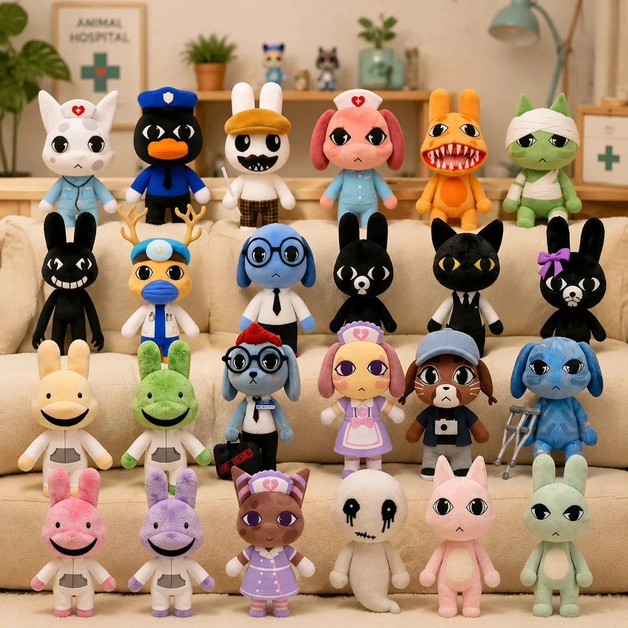 Creepy Anomaly Animal Hospital Plush Cute Dog Stuffed Doll Horror Game Plushie Spooky Cute Soft Stuffed Toy Gift for Game Fans
Creepy Anomaly Animal Hospital Plush Cute Dog Stuffed Doll Horror Game Plushie Spooky Cute Soft Stuffed Toy Gift for Game Fans