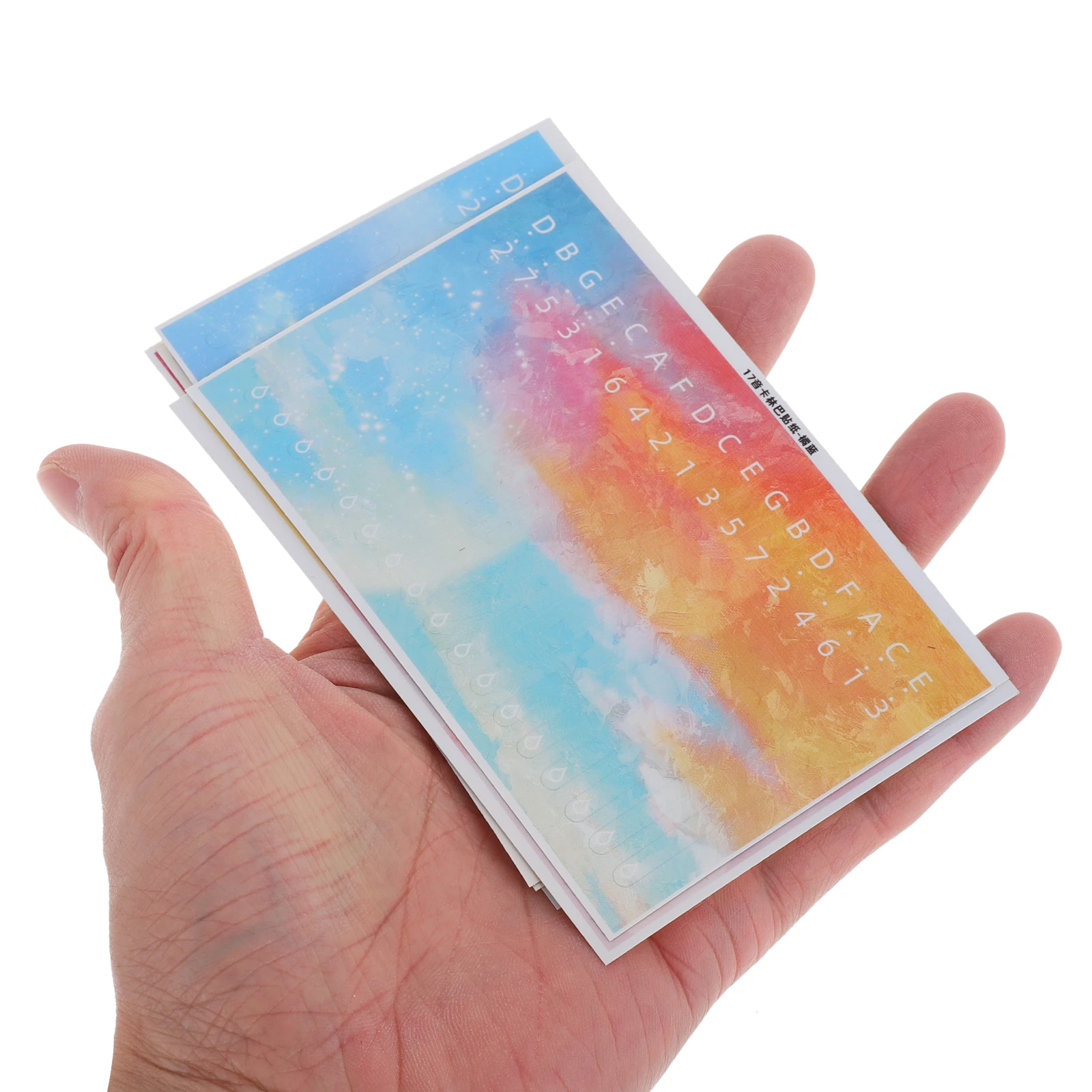 5pcs Keyboard Stickers for Kalimba Colorful Note Decoration Durable Beginner Scale Percussion Instrument Accessories
5pcs Keyboard Stickers for Kalimba Colorful Note Decoration Durable Beginner Scale Percussion Instrument Accessories