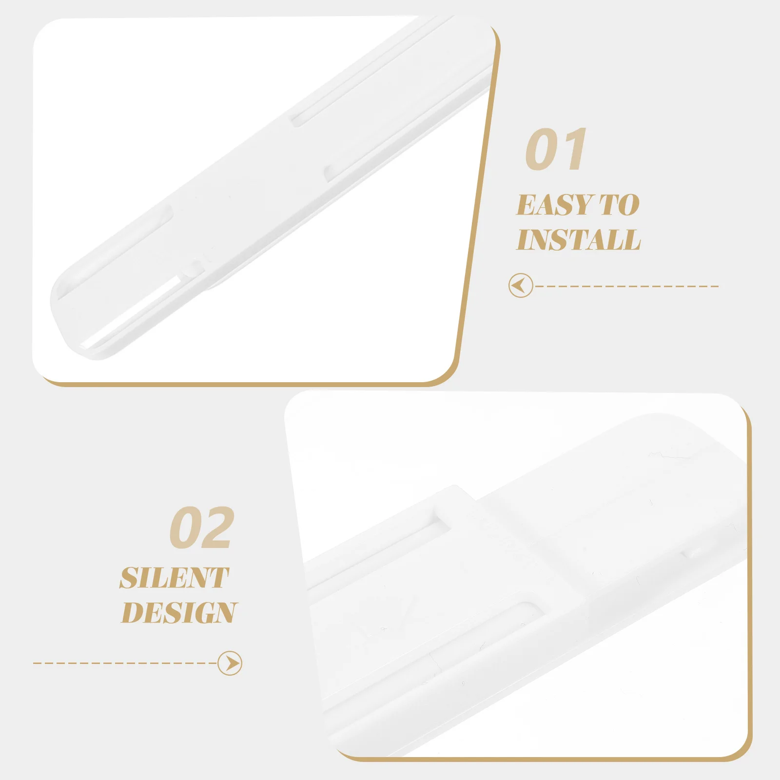 1Set Multi-Functional DIY Drawer Slides Silent Track Design Easy Installation Plastic Material Cabinet Storage Solution
1Set Multi-Functional DIY Drawer Slides Silent Track Design Easy Installation Plastic Material Cabinet Storage Solution