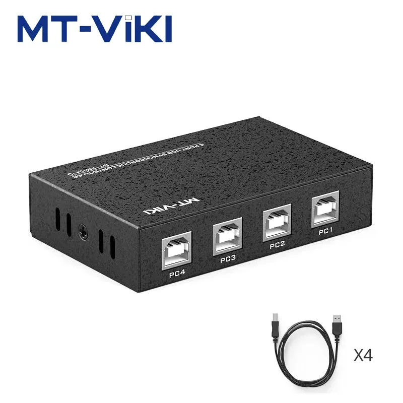 MT-VIKI 4 Port KVM Synchnorizer USB 1 Set Maus Tastatur Steuert 4 PC Hosts Hotkey Maus Crossing KVM switch MT-KM104-U
MT-VIKI 4 Port KVM Synchnorizer USB 1 Set Maus Tastatur Steuert 4 PC Hosts Hotkey Maus Crossing KVM switch MT-KM104-U