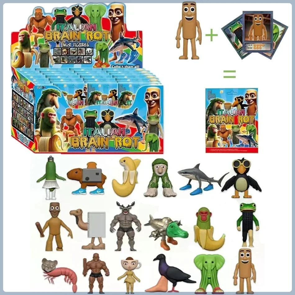 2025 Italian Brainrot AI Animals Ver.1 Tung Tung Tung Sahur Tralalelo Tralala Figurine Doll Toy Desk Decoration Model Blind Box
2025 Italian Brainrot AI Animals Ver.1 Tung Tung Tung Sahur Tralalelo Tralala Figurine Doll Toy Desk Decoration Model Blind Box
