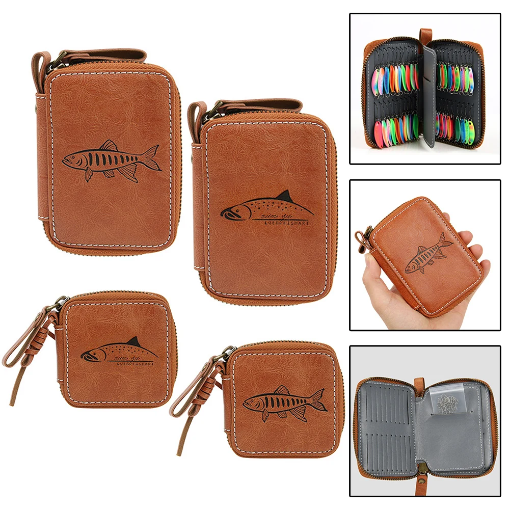 Сумка для хранения приманок для рыбалки, водонепроницаемая ложка из искусственной кожи, кошелек, органайзер для приманок, сумка для рыбалки на открытом воздухе, аксессуары
Сумка для хранения приманок для рыбалки, водонепроницаемая ложка из искусственной кожи, кошелек, органайзер для приманок, сумка для рыбалки на открытом воздухе, аксессуары