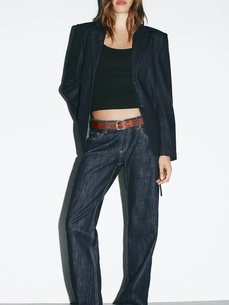 European and American style 2025 autumn new products women's clothing fashionable and versatile belt shirt-style suit jacket
European and American style 2025 autumn new products women's clothing fashionable and versatile belt shirt-style suit jacket