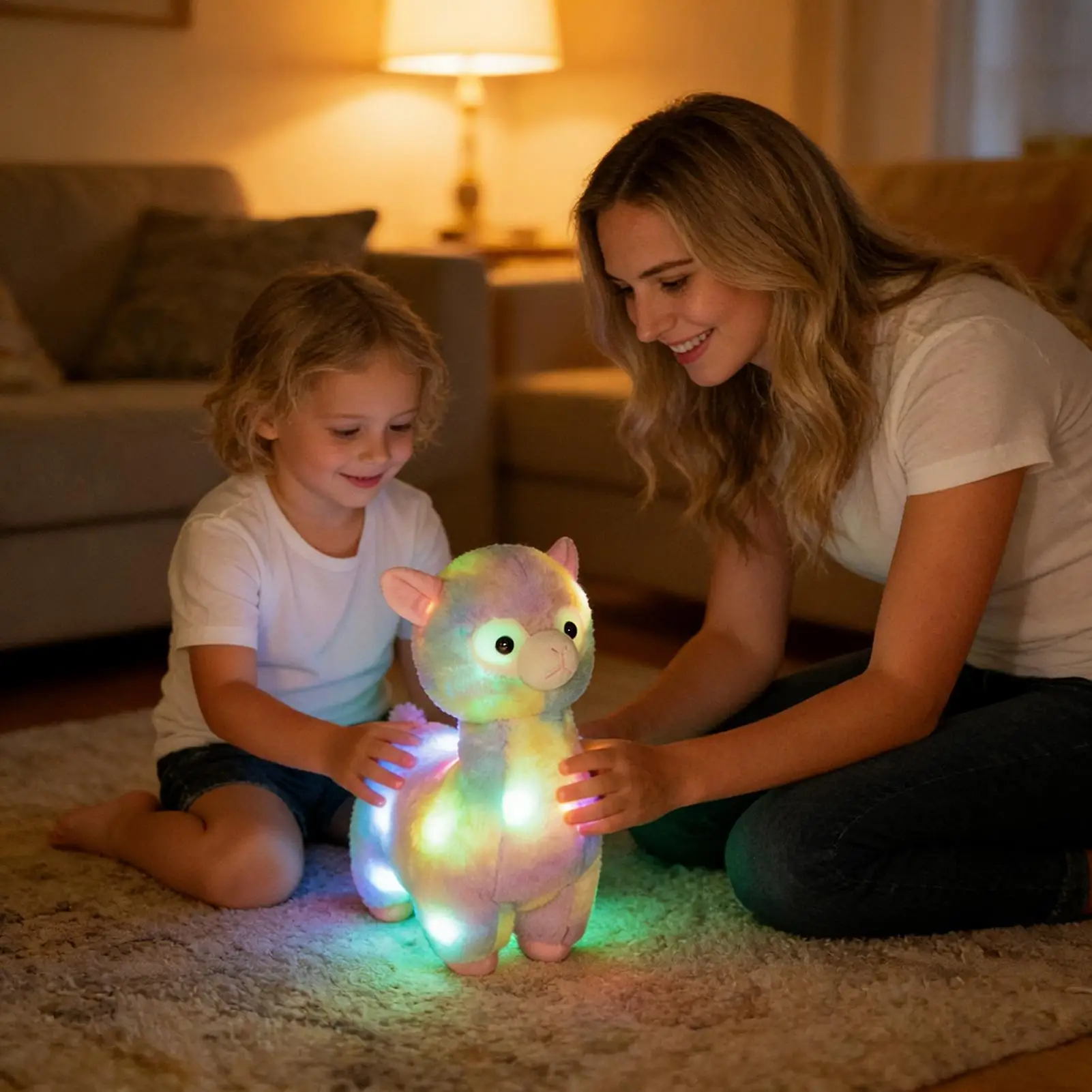 Светящаяся плюшевая игрушка-альпака для сна, успокаивающая мягкая игрушка-альпака с подсветкой, светящаяся плюшевая кукла для детей, мальчиков и девочек, для путешествий и дома
Светящаяся плюшевая игрушка-альпака для сна, успокаивающая мягкая игрушка-альпака с подсветкой, светящаяся плюшевая кукла для детей, мальчиков и девочек, для путешествий и дома