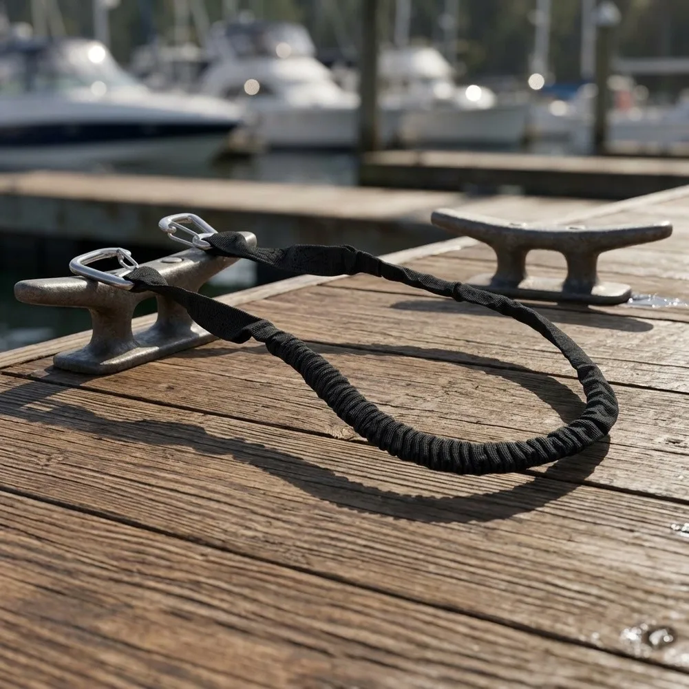 Anchoring Docking Boat Bungee Easy Tie Boat Mooring Anchoring Elastic Core Protection Heavy-Duty Polyester Webbing
Anchoring Docking Boat Bungee Easy Tie Boat Mooring Anchoring Elastic Core Protection Heavy-Duty Polyester Webbing