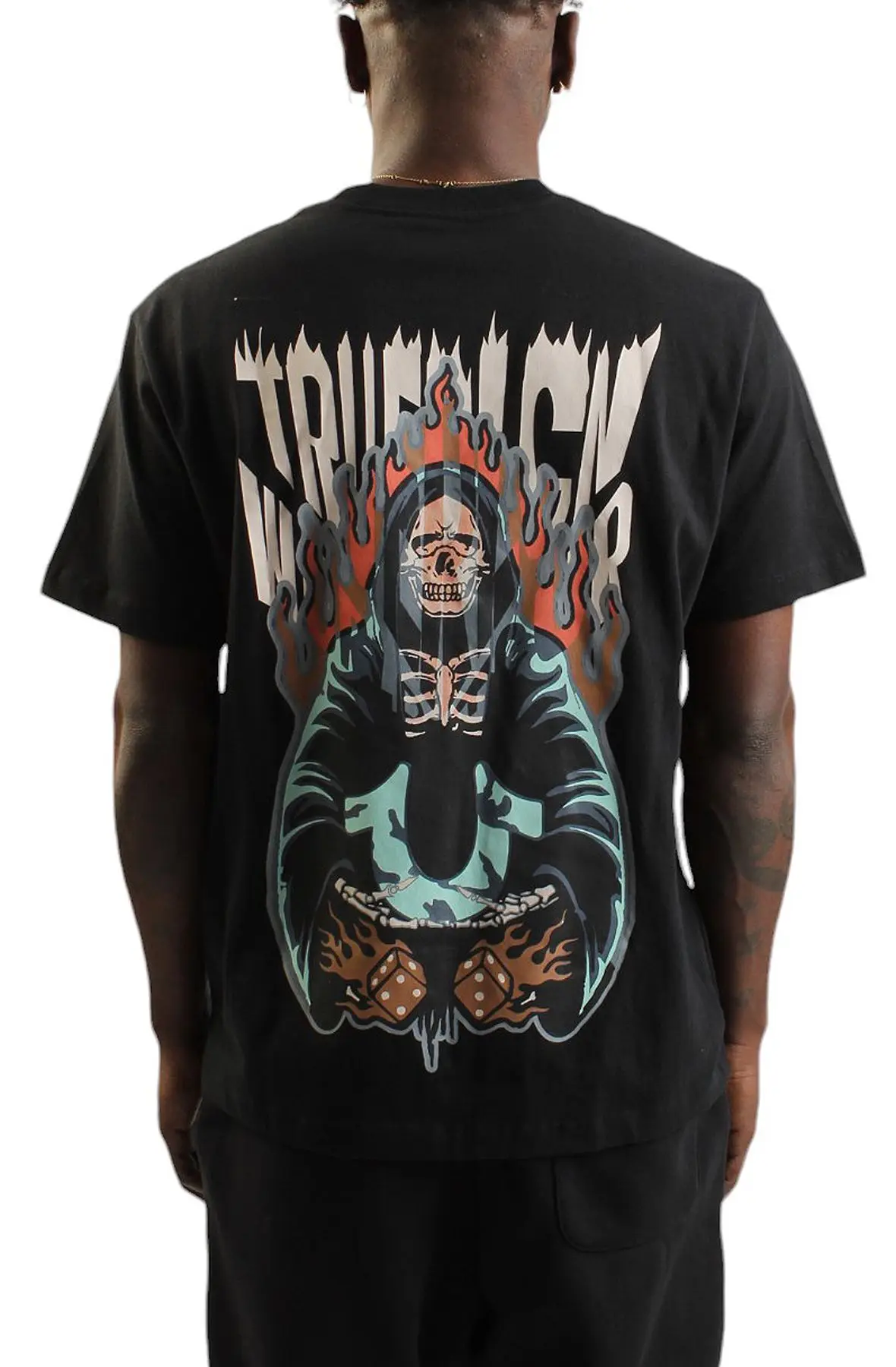 TRUE RELIGION Reaper T-Shirt 108634BLK --- High-end Luxury Is for Both Men and Women Top Y2k
TRUE RELIGION Reaper T-Shirt 108634BLK --- High-end Luxury Is for Both Men and Women Top Y2k