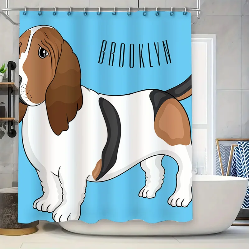 Занавеска для душа для ванной комнаты Brooklyn Dog с синим принтом, водонепроницаемый домашний декор (128 символов)
Занавеска для душа для ванной комнаты Brooklyn Dog с синим принтом, водонепроницаемый домашний декор (128 символов)