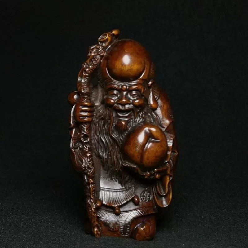 3.5 Inch Hand carved Boxwood Wood God of Longevity Figurine Statue Collectable
3.5 Inch Hand carved Boxwood Wood God of Longevity Figurine Statue Collectable