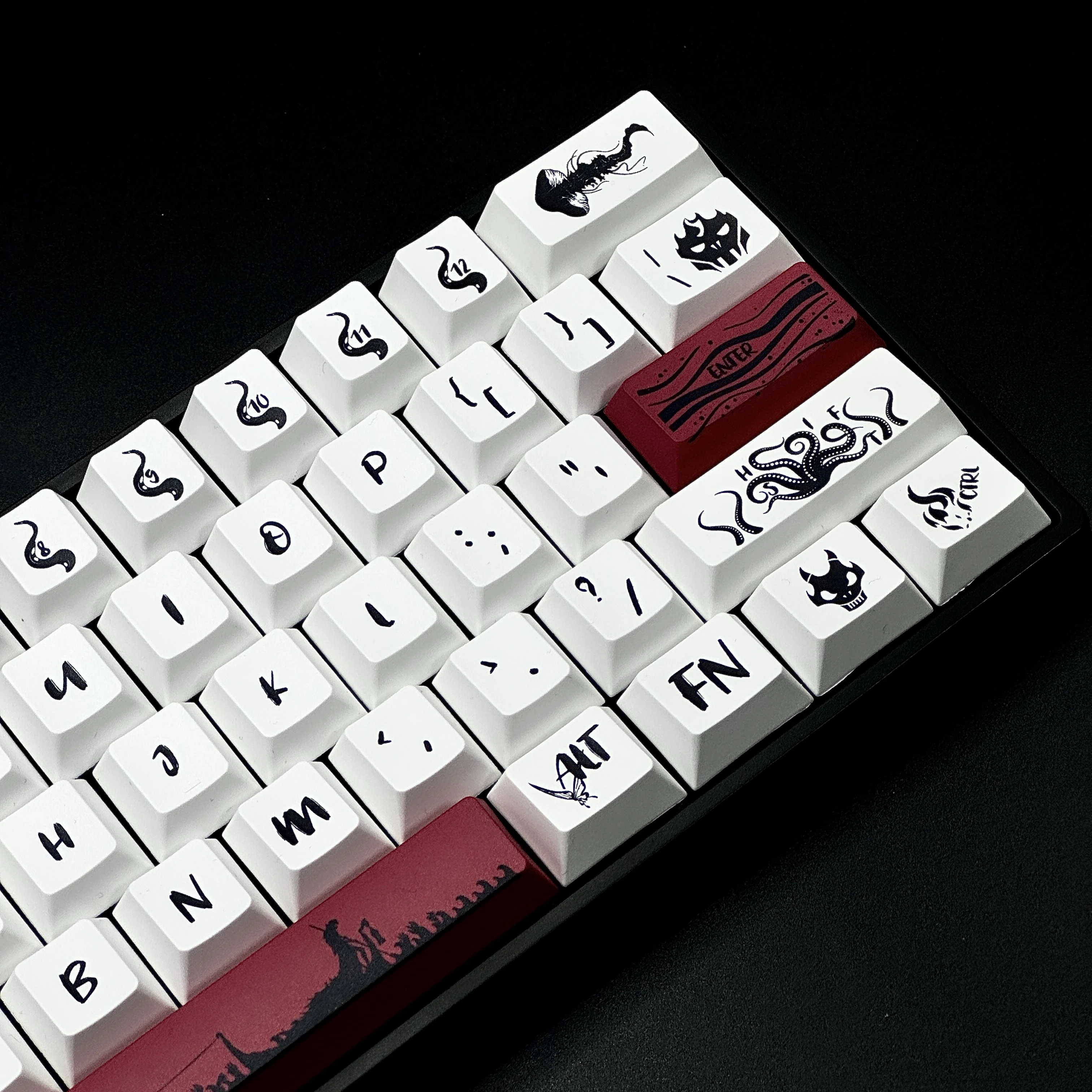 Ferry keycaps Original height small full set, sublimation process PBT material keycaps
Ferry keycaps Original height small full set, sublimation process PBT material keycaps