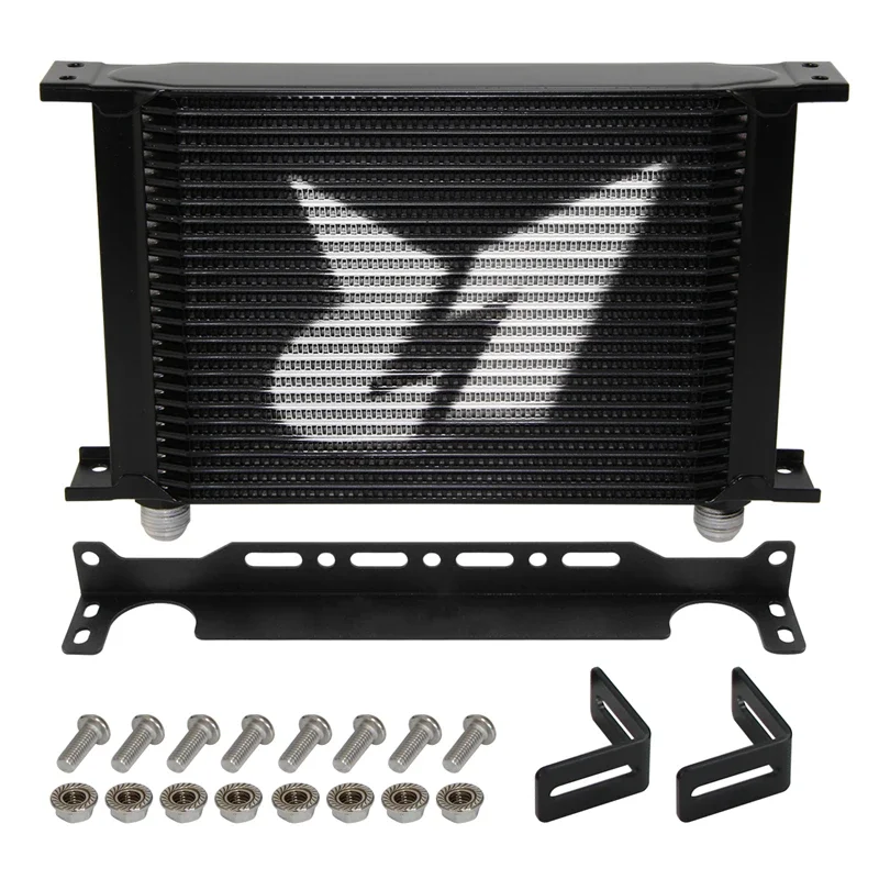 Black/Silver LR Oil Cooler W/Mounting Bracket Kit Universal AN10 25 Row Engine Transmission 248mm
Black/Silver LR Oil Cooler W/Mounting Bracket Kit Universal AN10 25 Row Engine Transmission 248mm