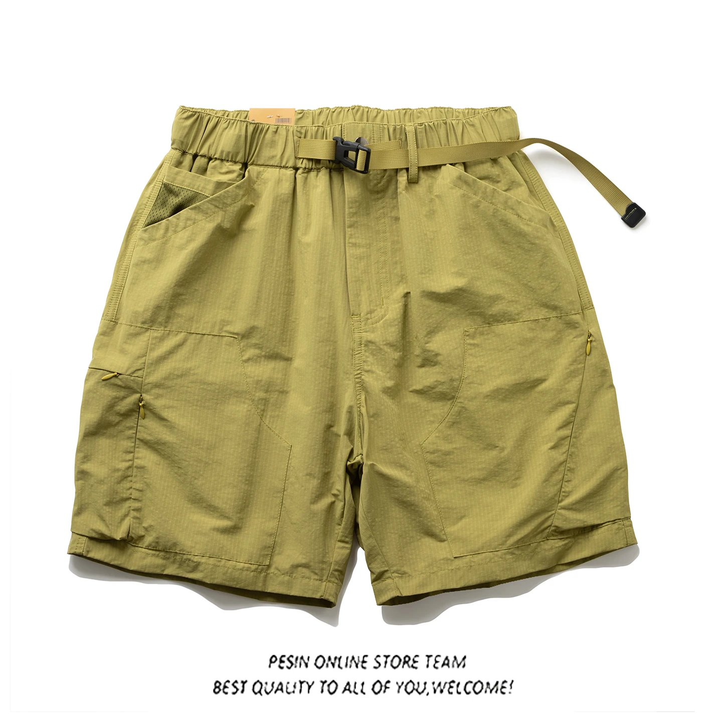 2026 New Men's Outdoor Sports Shorts Five Pockets Quick Dry Casual mid Waist Nylon Fabric Loose Fit Workwear Style Shorts
2026 New Men's Outdoor Sports Shorts Five Pockets Quick Dry Casual mid Waist Nylon Fabric Loose Fit Workwear Style Shorts