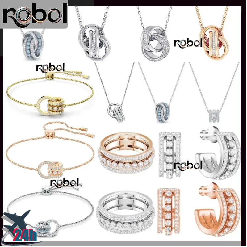 S925 Silver Doraci High Quality Further Series Jewelry Set, Double Ring Interlocking Jewelry Set, Crystal Clear, Free Shipping
S925 Silver Doraci High Quality Further Series Jewelry Set, Double Ring Interlocking Jewelry Set, Crystal Clear, Free Shipping