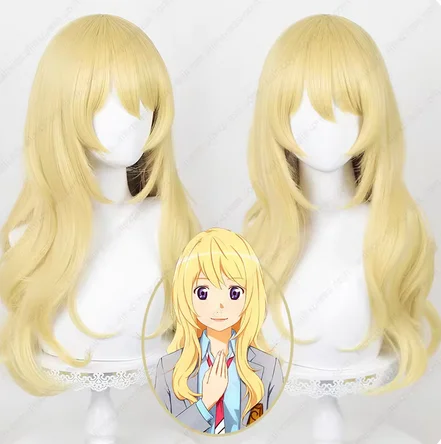 Парик для косплея аниме Miyazono Kaori, термостойкие синтетические волосы с кудрявыми золотистыми волосами длиной 75 см, на Хэллоуин
Парик для косплея аниме Miyazono Kaori, термостойкие синтетические волосы с кудрявыми золотистыми волосами длиной 75 см, на Хэллоуин