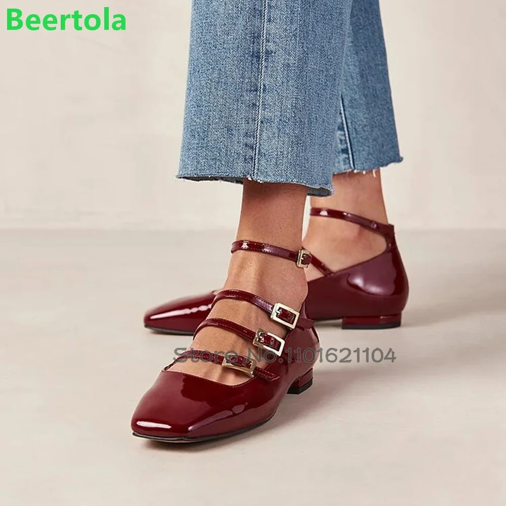 Square Toe Flat With Mary Jane Shoes For Female Women 2024 New Leather Fabric Hollow Buckle Strap Elegant Sweet All-match Shoes
Square Toe Flat With Mary Jane Shoes For Female Women 2024 New Leather Fabric Hollow Buckle Strap Elegant Sweet All-match Shoes