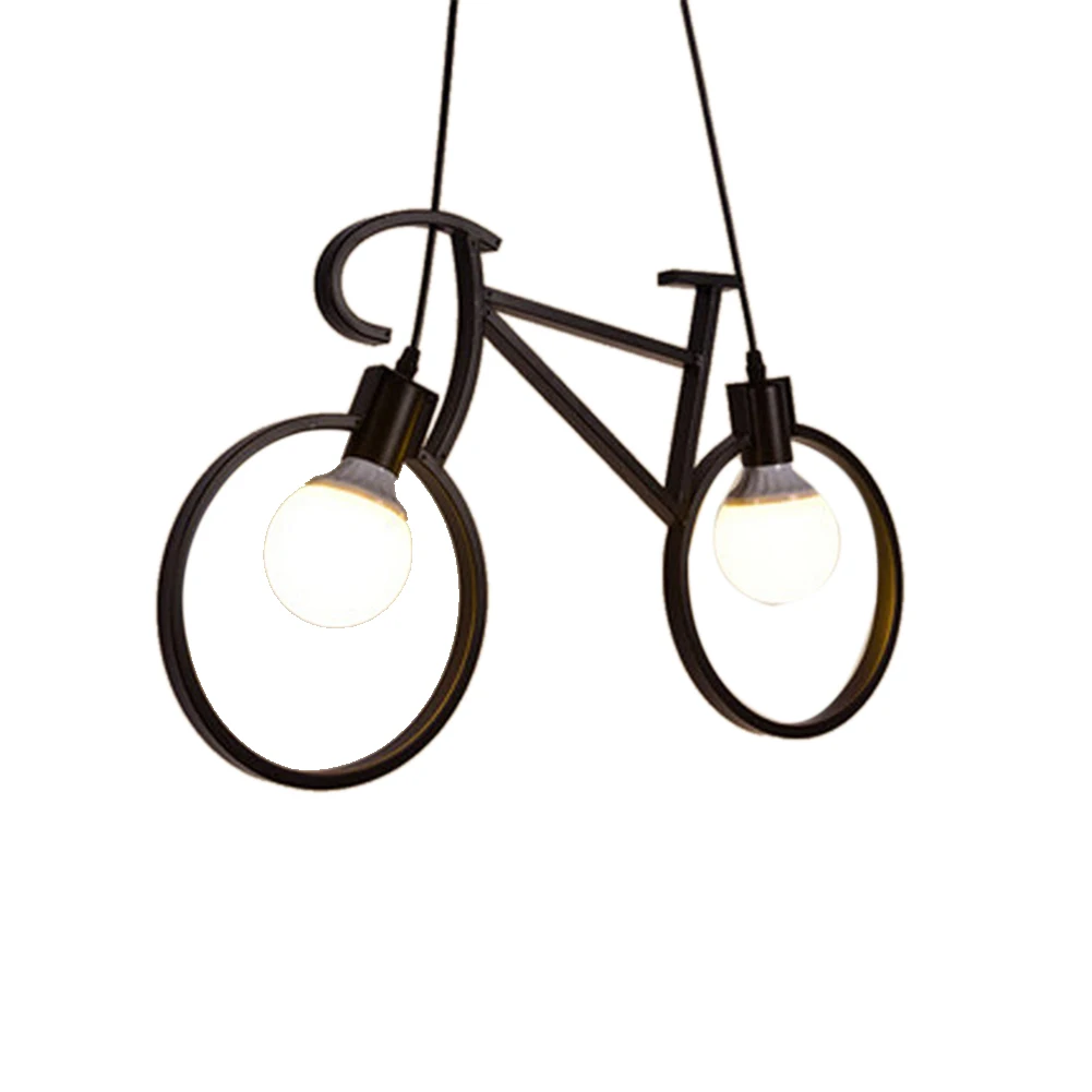 Retro Bicycle Pendant Light Creative Iron Luminaire Living Room Pendant Simple Restaurant Kitchen Hanging Lamps(Black)
Retro Bicycle Pendant Light Creative Iron Luminaire Living Room Pendant Simple Restaurant Kitchen Hanging Lamps(Black)