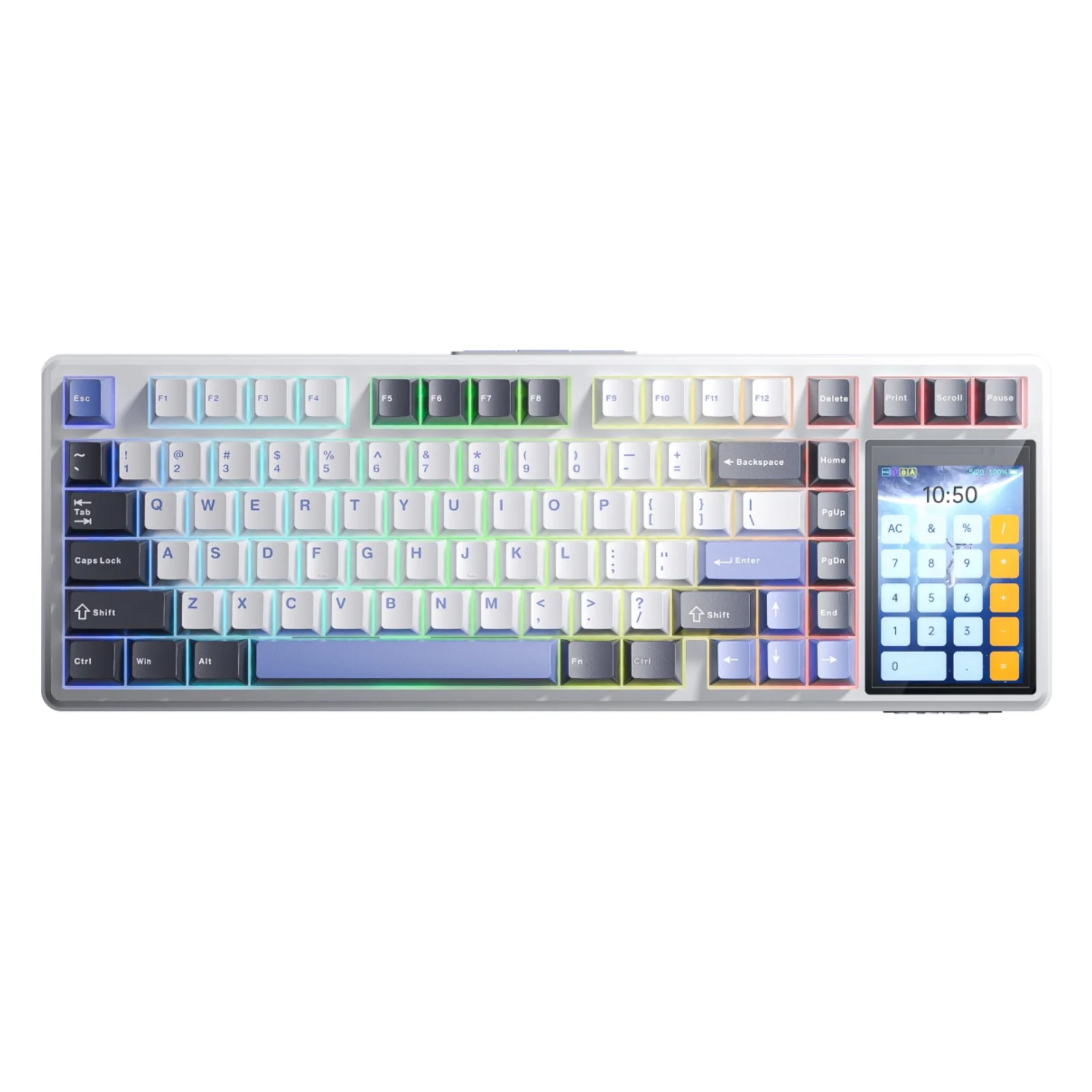 Custom AULA L99 75 Layout Hot Swap Gasket Wired Bluetooth 2.4G Wireless Mechanical Gaming Keyboard 3.98 Inch Screen 8000mAh Gift
Custom AULA L99 75 Layout Hot Swap Gasket Wired Bluetooth 2.4G Wireless Mechanical Gaming Keyboard 3.98 Inch Screen 8000mAh Gift