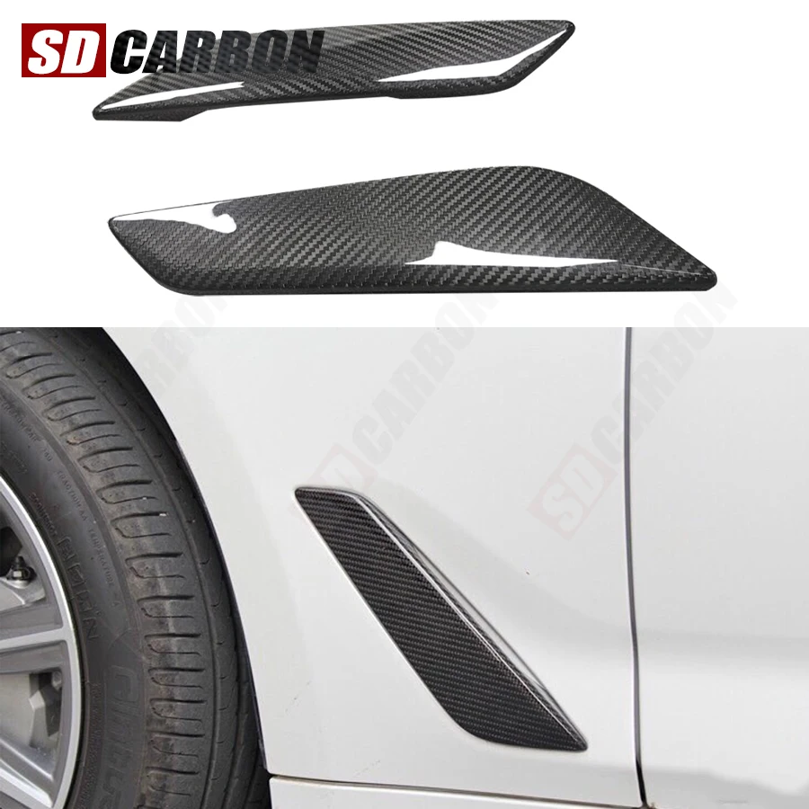 For BMW 5 Series G30 G38 Carbon Fiber tuyere 2PCS / Set Auto Fender Side Air Vent Outlet Cover Upgrade Car accessories
For BMW 5 Series G30 G38 Carbon Fiber tuyere 2PCS / Set Auto Fender Side Air Vent Outlet Cover Upgrade Car accessories