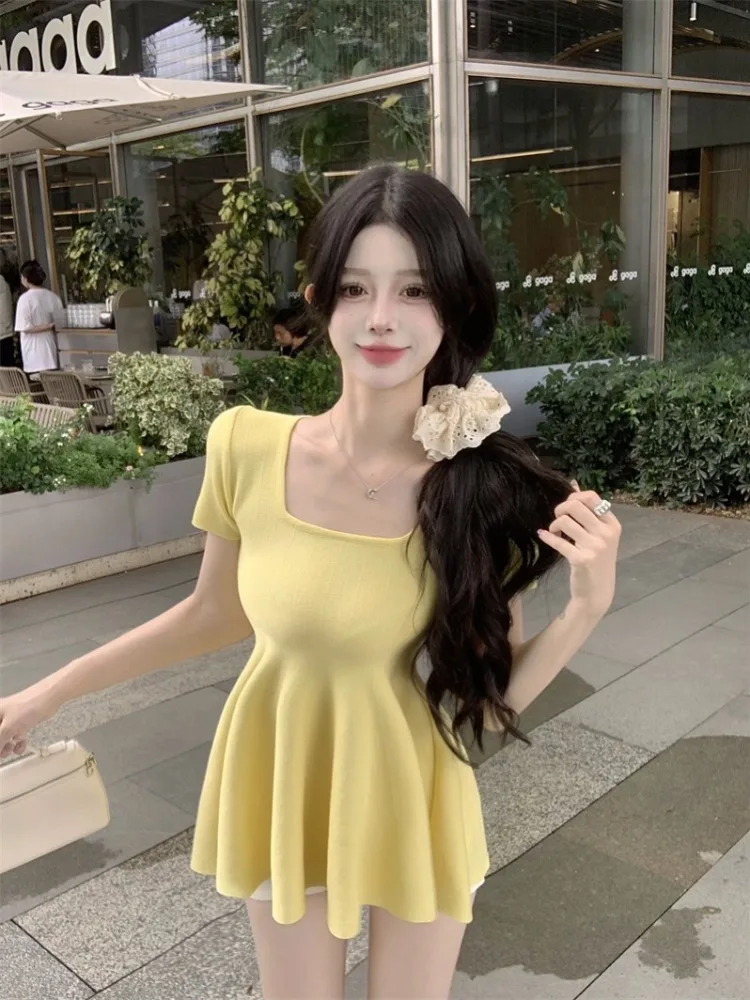 Slimming Short Sleeve Women's Top Korean Style Simple Versatile Summer Fashion Design Sensation Small Shirt Waist in
Slimming Short Sleeve Women's Top Korean Style Simple Versatile Summer Fashion Design Sensation Small Shirt Waist in