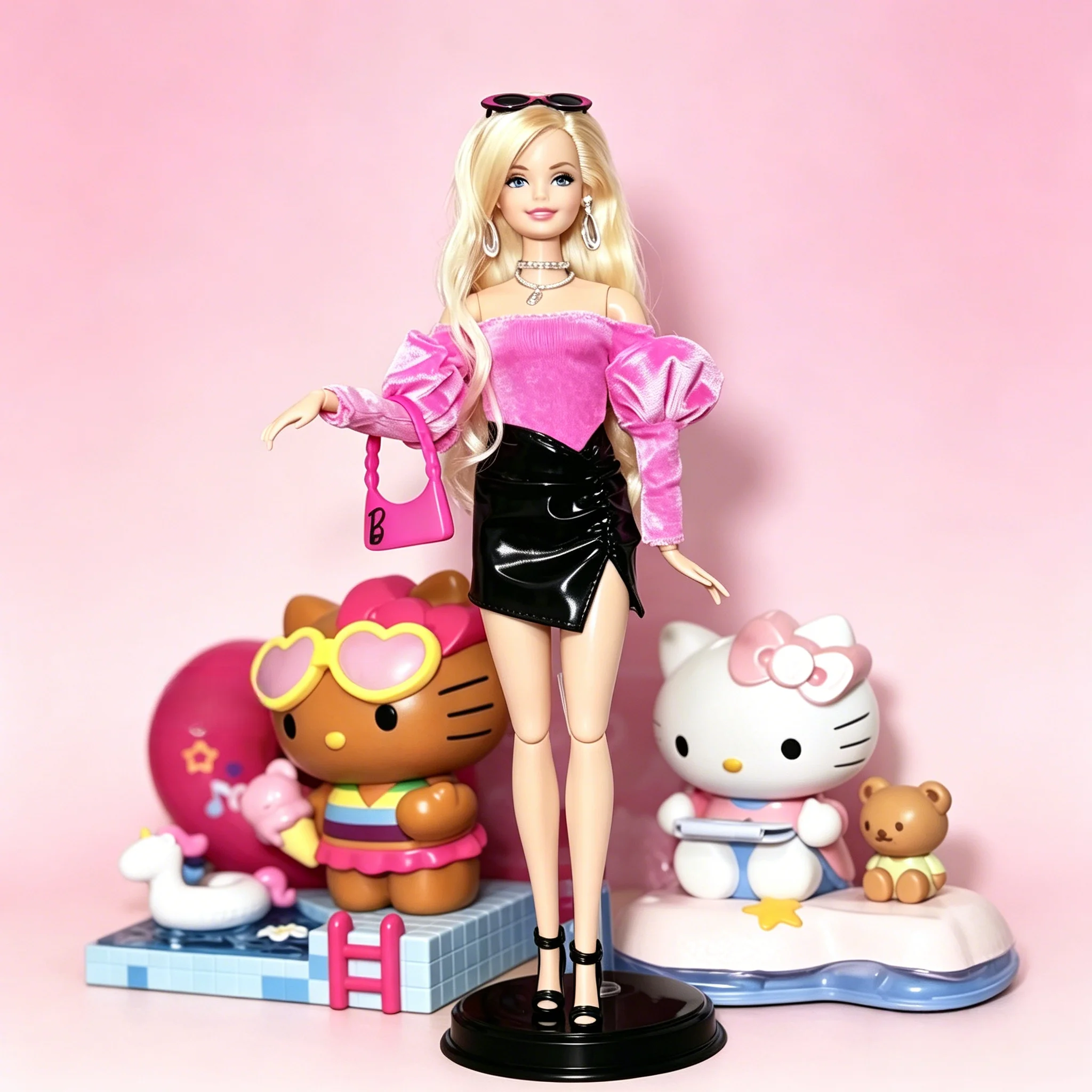 Fashion Doll 2026 New Deluxe Black Pink Shiny Lace Dress Doll With Bling Accessories Rural Style Collectible Toy Gift Friends
Fashion Doll 2026 New Deluxe Black Pink Shiny Lace Dress Doll With Bling Accessories Rural Style Collectible Toy Gift Friends