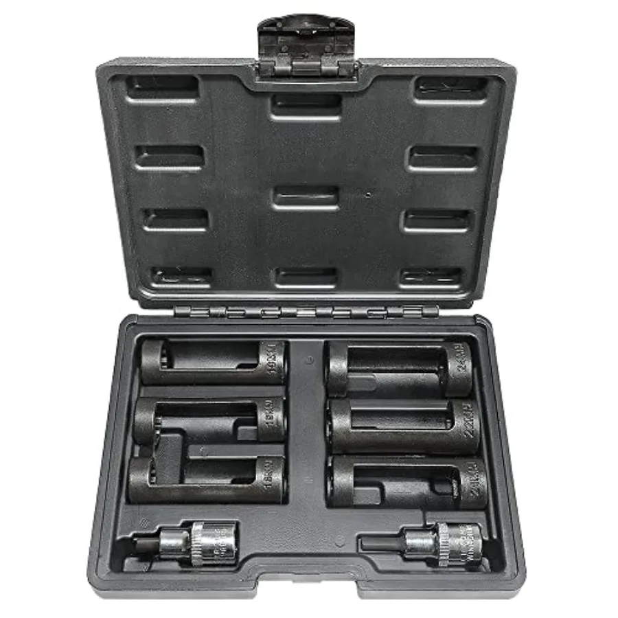 Strut Nut Socket 16mm 18mm 19mm 21mm 22mm 24mm with 12 Point 1/2" Drive Suspension Strut Spreader Socket Shock Absorber Tool
Strut Nut Socket 16mm 18mm 19mm 21mm 22mm 24mm with 12 Point 1/2" Drive Suspension Strut Spreader Socket Shock Absorber Tool