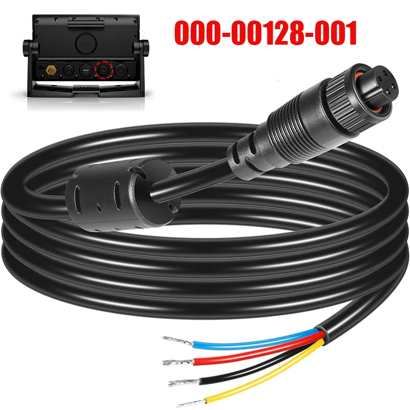 000-00128-001 4-Pin Power Cable for Simrad - for GO, NSS evo3, Vulcan, Zeus3- Bare Wire Output for Power, Alarm, and Control Bus
000-00128-001 4-Pin Power Cable for Simrad - for GO, NSS evo3, Vulcan, Zeus3- Bare Wire Output for Power, Alarm, and Control Bus