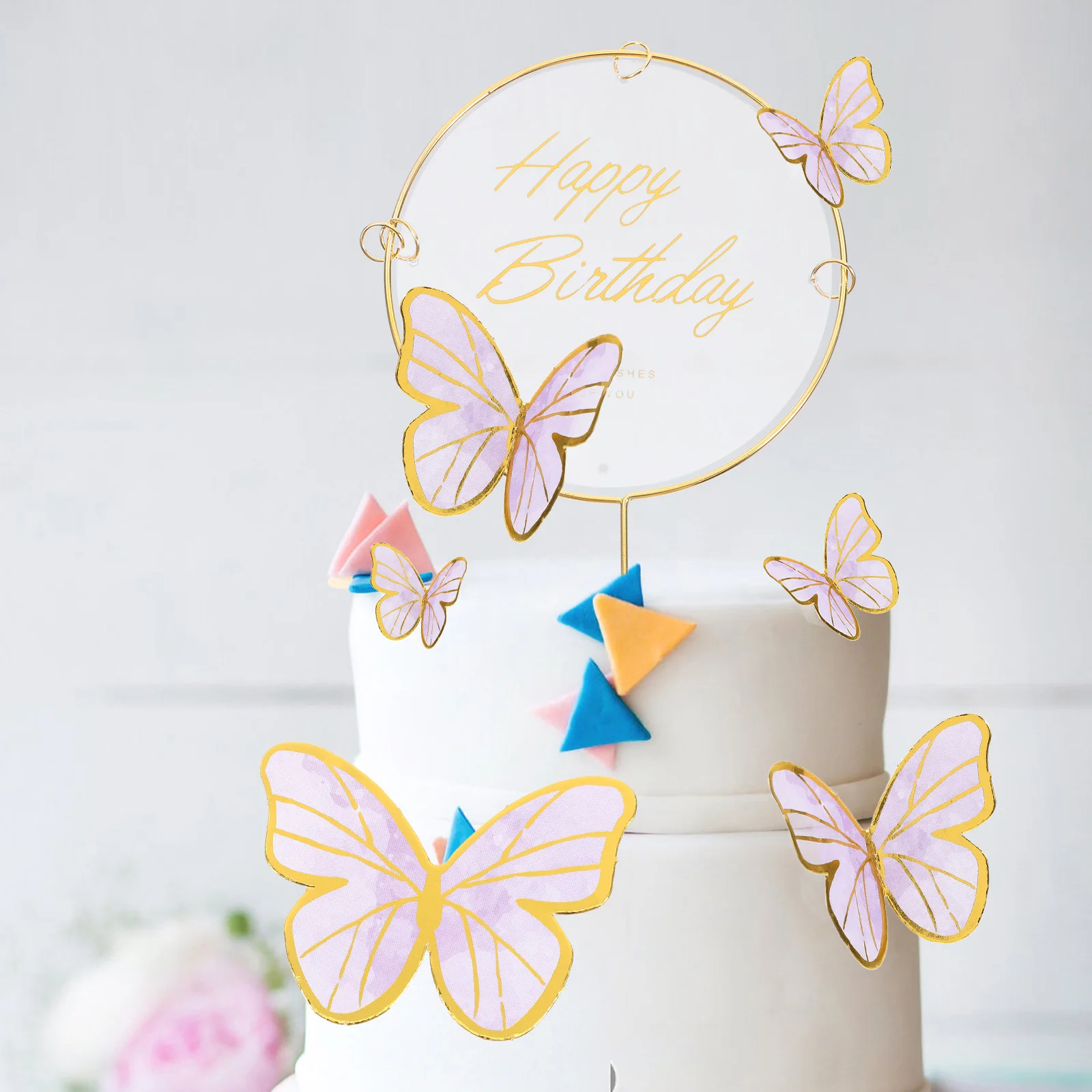 1 set Cake Inserts Butterflies Birthday Cake Toppers Plastic Cupcake Decorations Dessert Picks Decorative Party Props for Women
1 set Cake Inserts Butterflies Birthday Cake Toppers Plastic Cupcake Decorations Dessert Picks Decorative Party Props for Women