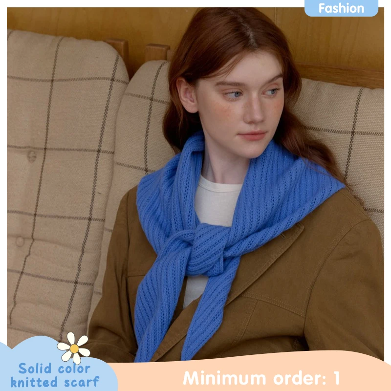 Autumn and Winter Fashion Solid Color Triangle Knitted Scarf Women's Outdoor Cycling Skiing Travel Warm and Versatile Shawl Neck
Autumn and Winter Fashion Solid Color Triangle Knitted Scarf Women's Outdoor Cycling Skiing Travel Warm and Versatile Shawl Neck