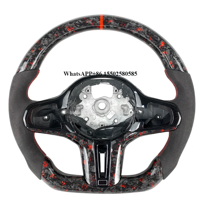For G80G81G87 G30G32G34G36 G20G21G22G26 Red Sport Customized Forged Carbon Fiber Steering Wheel Car Interior 2014-2023
For G80G81G87 G30G32G34G36 G20G21G22G26 Red Sport Customized Forged Carbon Fiber Steering Wheel Car Interior 2014-2023
