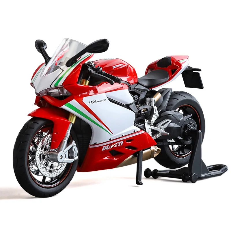 1:12 Scale 1199 Motorcycle Diecast Models Toys Car Front Wheel Steering Shock Absorption Sound Light Cars Boyfriend's Gifts
1:12 Scale 1199 Motorcycle Diecast Models Toys Car Front Wheel Steering Shock Absorption Sound Light Cars Boyfriend's Gifts