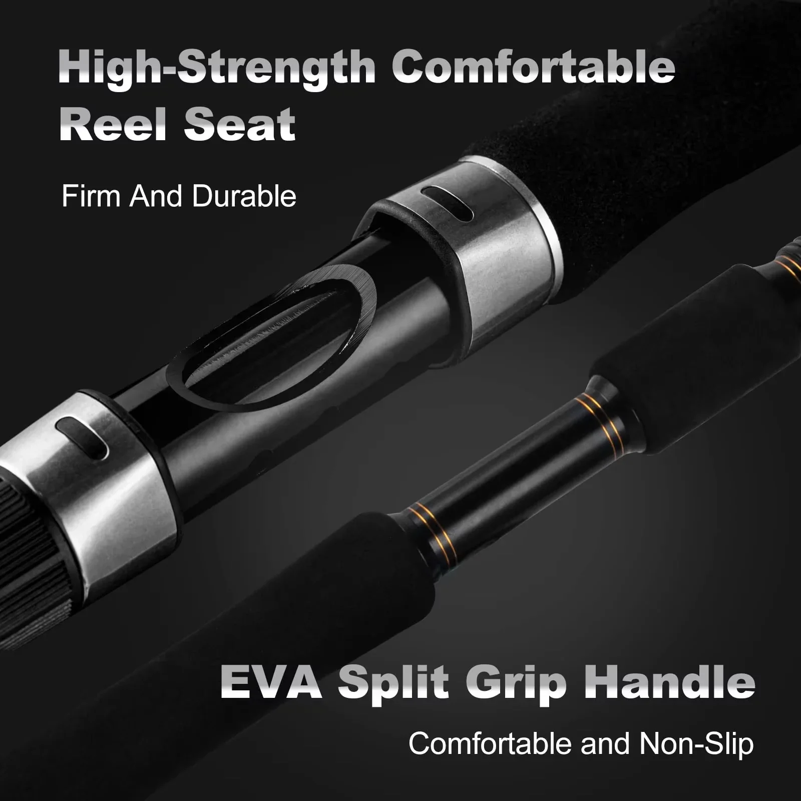 Goture Carbon Spinning Rod ,EVE Split Grip Handle,Portable Fishing Straight Boat Jigging Trolling Fishing Rod with Steel Guides
Goture Carbon Spinning Rod ,EVE Split Grip Handle,Portable Fishing Straight Boat Jigging Trolling Fishing Rod with Steel Guides