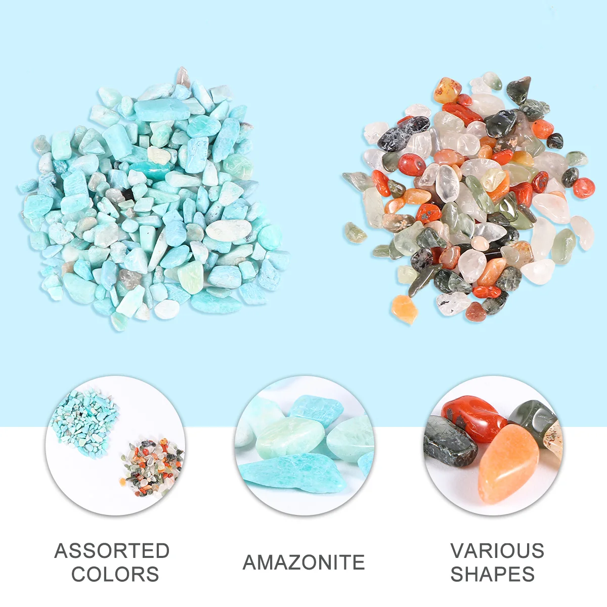2 Pack Decorate Crystal Gravel Decoration Decorative Stones for Fish Tank Ornaments Large Pebbles
2 Pack Decorate Crystal Gravel Decoration Decorative Stones for Fish Tank Ornaments Large Pebbles