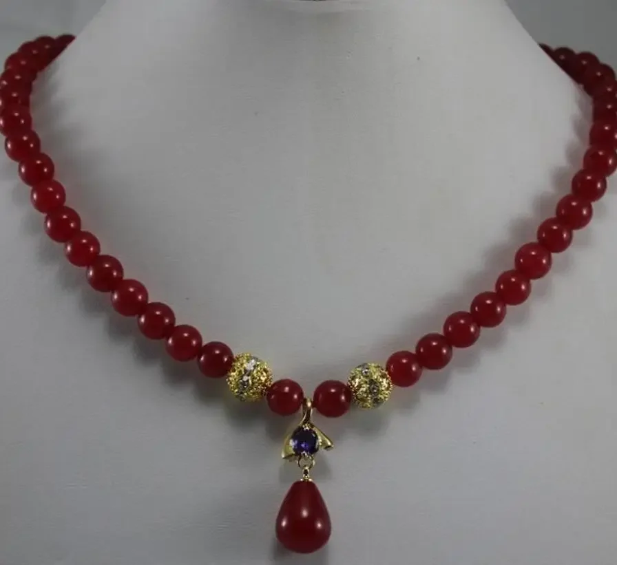 Fashionable design 8mm Ruby + accessories gold plated necklace pendant
Fashionable design 8mm Ruby + accessories gold plated necklace pendant