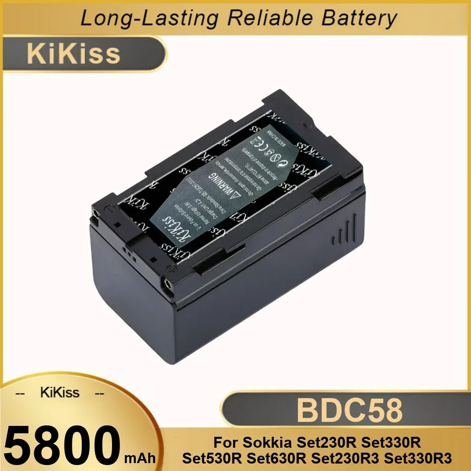 Total Station Battery BDC58 5800mAh For Sokkia SET230R SET330R SET530R SET630R SET230R3 SET330R3
Total Station Battery BDC58 5800mAh For Sokkia SET230R SET330R SET530R SET630R SET230R3 SET330R3