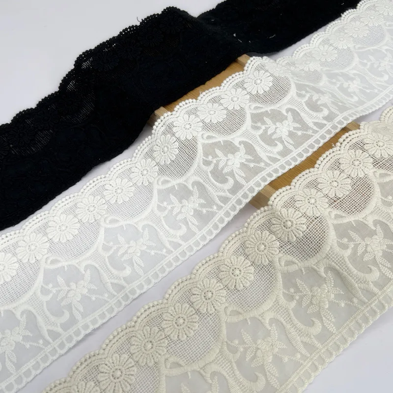 15 Yards 10CM Partysu Flowers Skirt Wavy Edge Beige Embroidery Cotton Lace Ribbon Bows Hair DIY Crafts Handmade Accessories BB33
15 Yards 10CM Partysu Flowers Skirt Wavy Edge Beige Embroidery Cotton Lace Ribbon Bows Hair DIY Crafts Handmade Accessories BB33