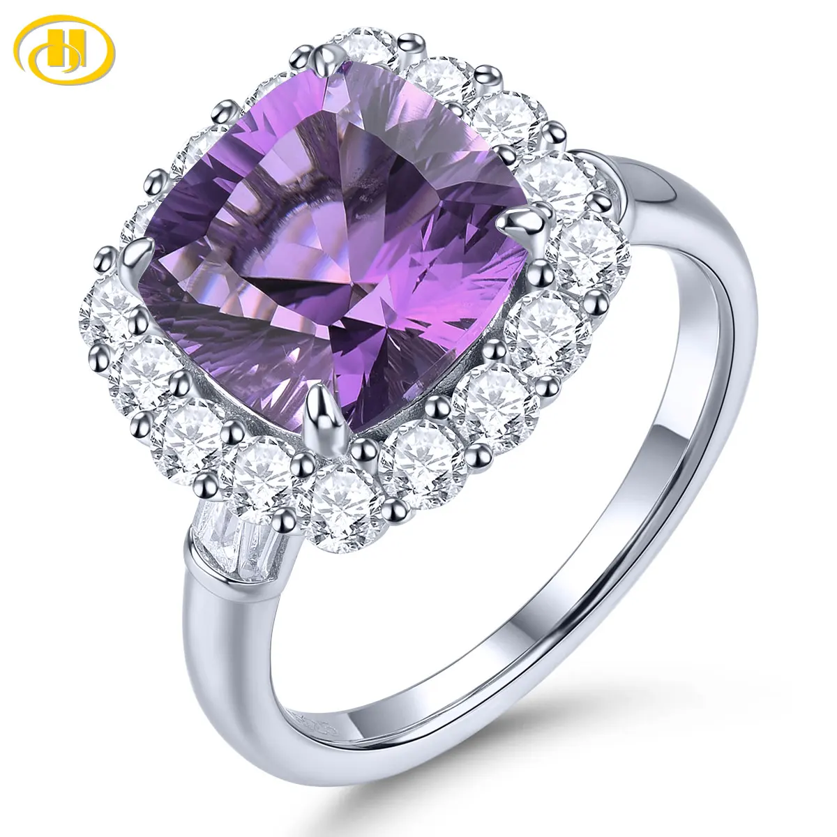 Natural Brazil Amethyst Sterling Silver Rings 4.2 Carats Genuine Birthstone Romantic Classic Fine Jewelry Style Birthday Gifts
Natural Brazil Amethyst Sterling Silver Rings 4.2 Carats Genuine Birthstone Romantic Classic Fine Jewelry Style Birthday Gifts
