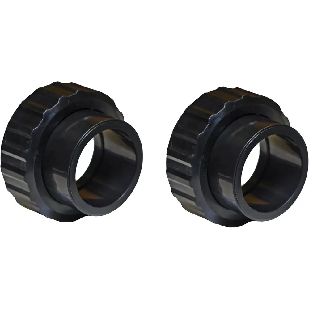 1-1/2 Socket to 2 Slip Union for Filters and Chlorine Feeders, 2 Pack
1-1/2 Socket to 2 Slip Union for Filters and Chlorine Feeders, 2 Pack
